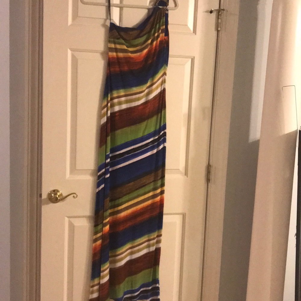 Beautiful one shoulder Maxi Dress.